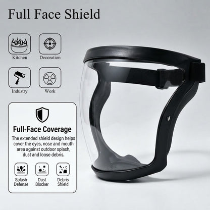 Unisex Full Face Safety Headgear For Cycling & Work
