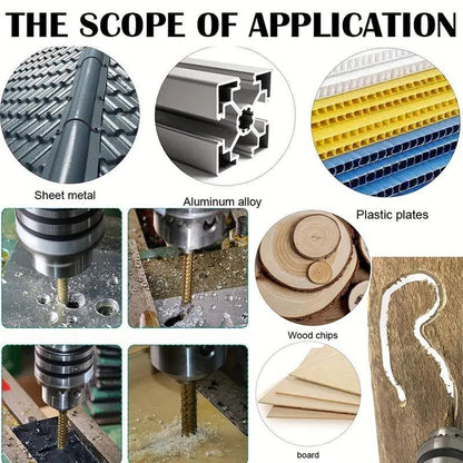 6 Counts Metalworking Ldeal For Drilling