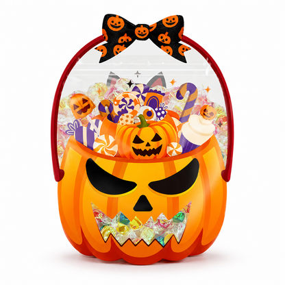 Get Ready for Halloween! Cute & Spooky Resealable Candy Treat Bags