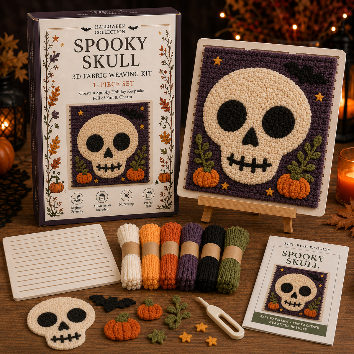 Halloween Fabric Weaving Kit