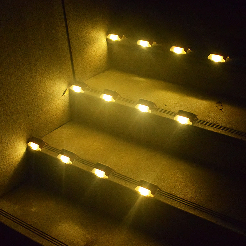 Solar Step Lights – Waterproof Garden Glow in Warm, White & Color Modes