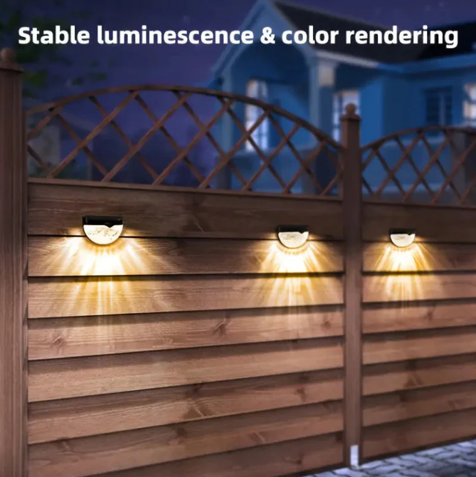 Solar Step Lights – Waterproof Garden Glow in Warm, White & Color Modes
