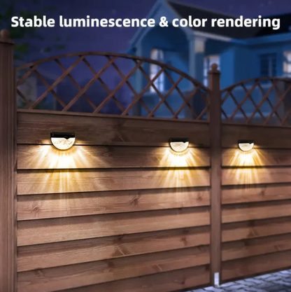 Solar Step Lights – Waterproof Garden Glow in Warm, White & Color Modes