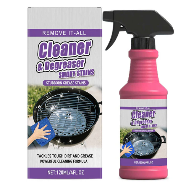 Buy 2 Get 1 Free Powerful Grill Degreaser Spray – Kitchen Grease Killer & Heavy-Duty Clean