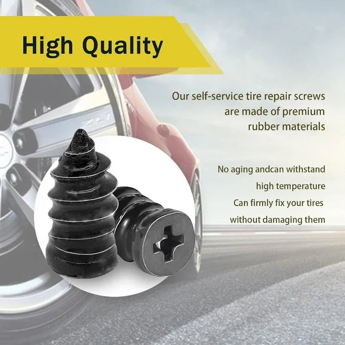 Self-Sealing Tire Repair Screws – Instant Leak Fix & Fast Tire Restore