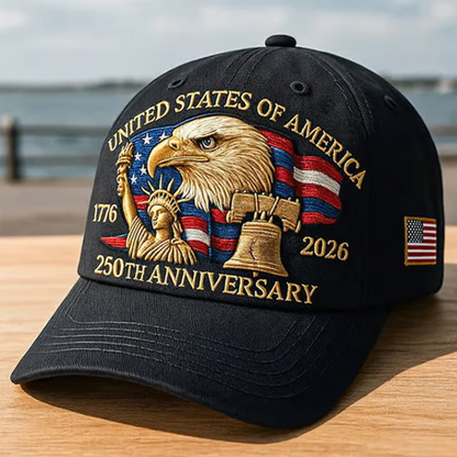 Limited Edition Eagle & Liberty Commemorative Hat – United States 250th Anniversary
