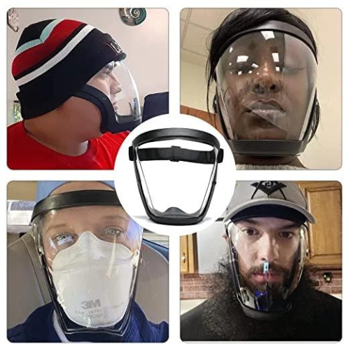 Wravion™ Full-Face Protective Visor – Face, Eye & Respiratory Protection