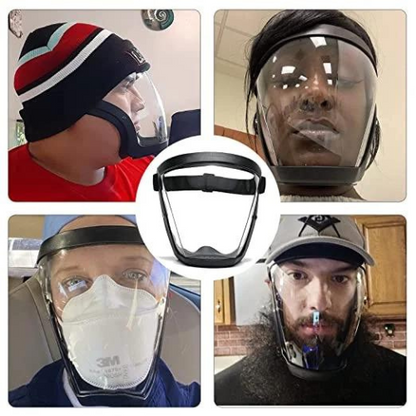 Wravion™ Full-Face Protective Visor – Face, Eye & Respiratory Protection