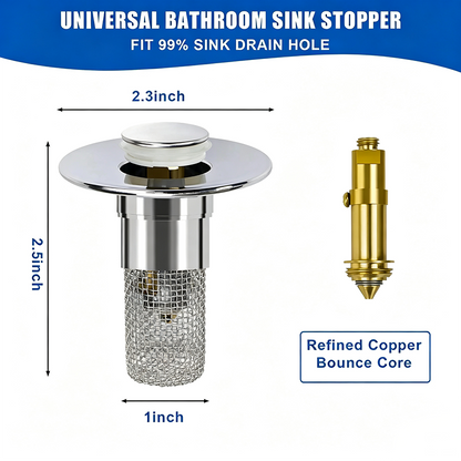 Bathroom Sink Drain Strainer, Pop Up Sink Drain Strain, Bathroom Sink Stopper
