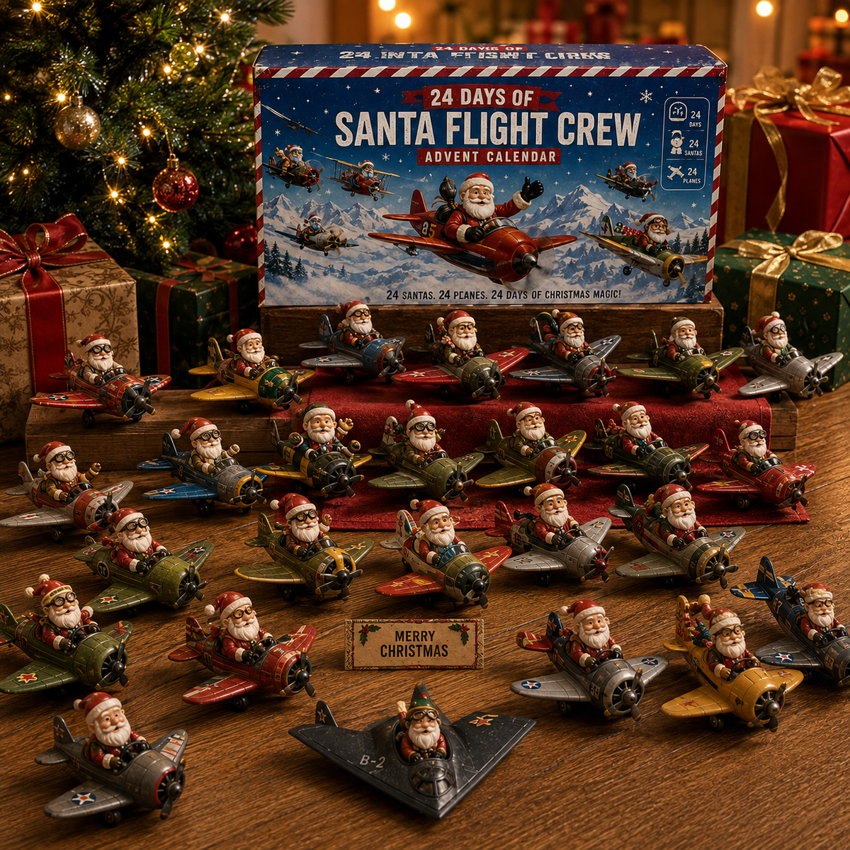 Santa Flight Crew Advent Calendar