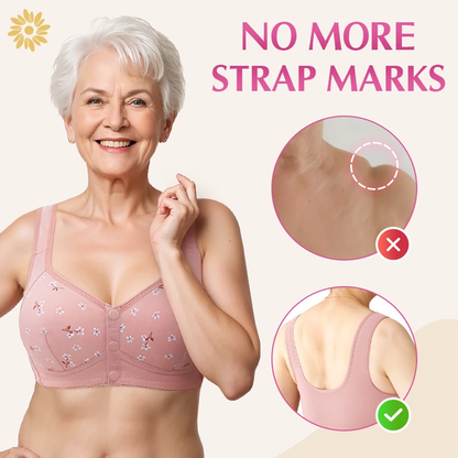 Daisy - Front-Button Wireless Comfort Bra