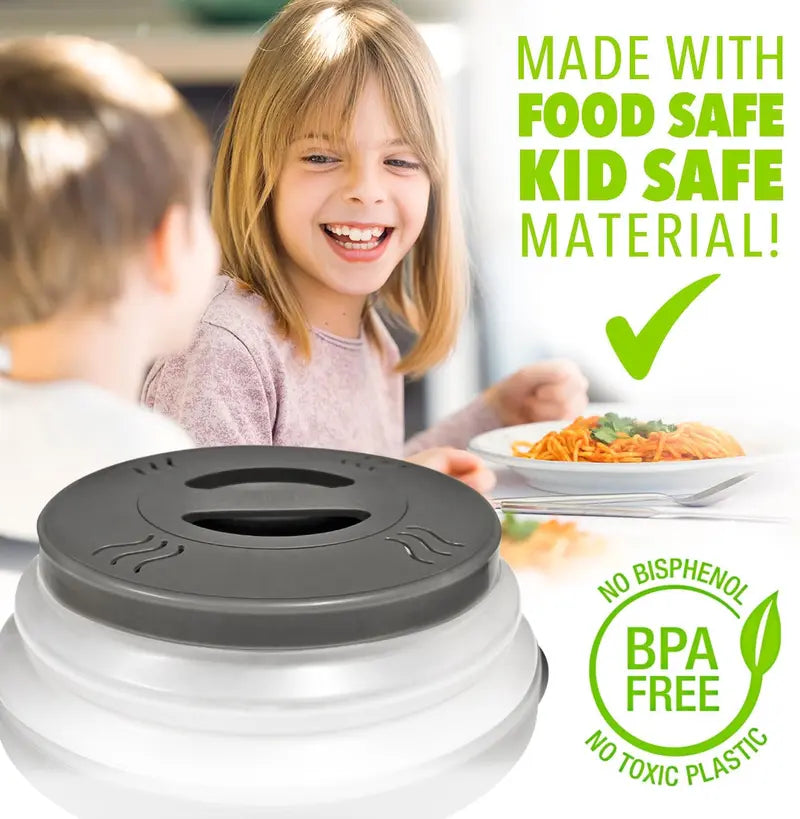 Multifunctional Collapsible Silicone Food Cover — Oil-Resistant & Splash-Proof