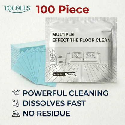 100 Piece Floor Cleaning Tablets — Multi-Surface Cleaner