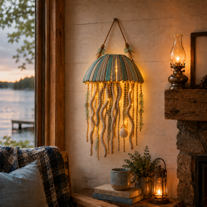 Lighted Coastal Fish Wall Decor – Bring Ocean Charm & Warm Glow to Your Home