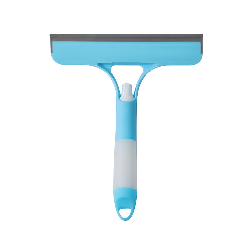 3-in-1 Window Cleaner: Spray + Scrub + Squeegee for Home & Car