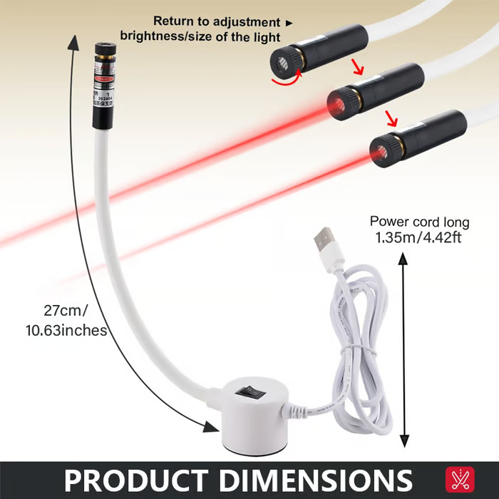 Magnetic Positioning Quilting Light for Sewing Machine