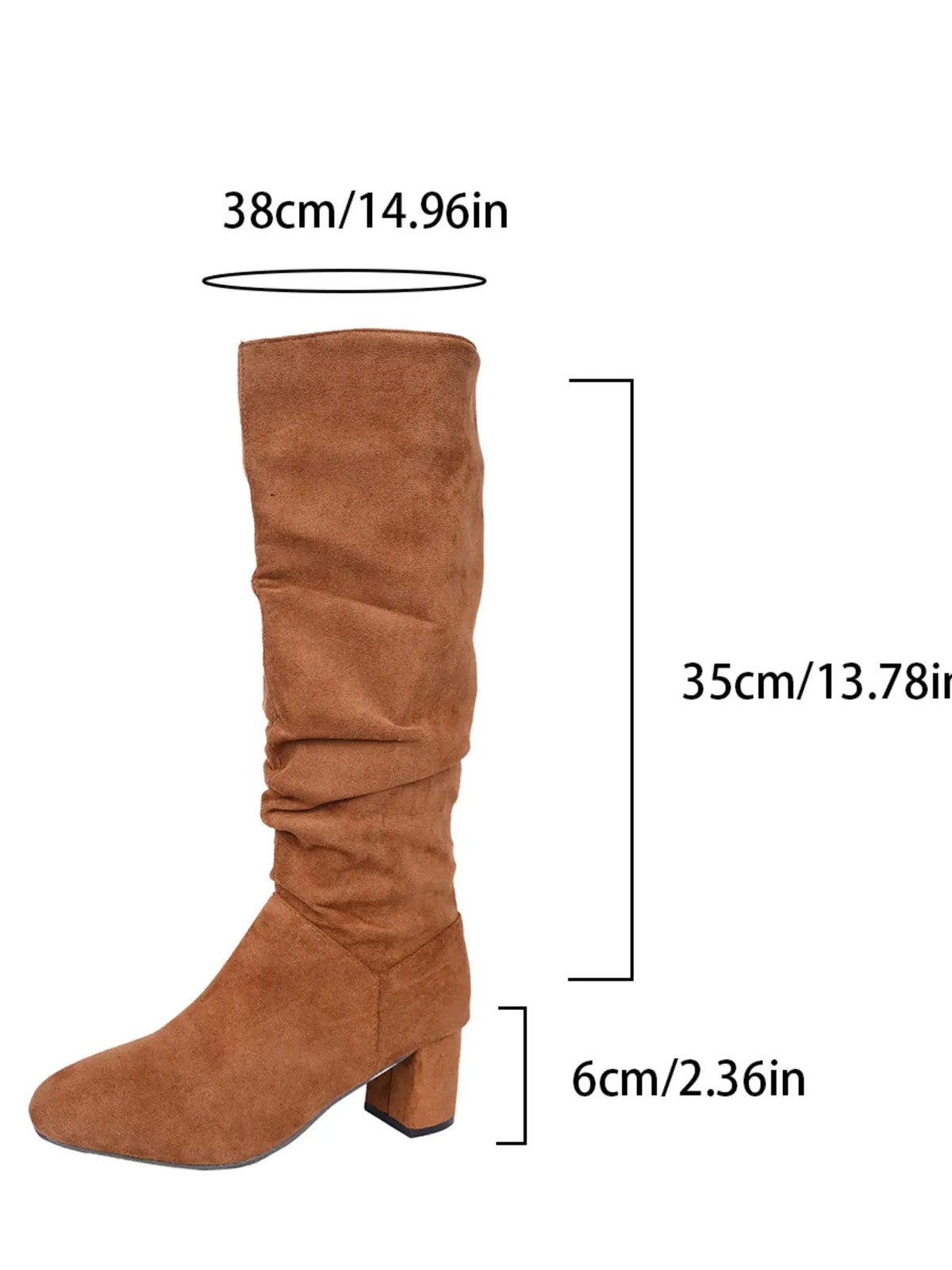 Women's Vintage Denim Knee-High Boots