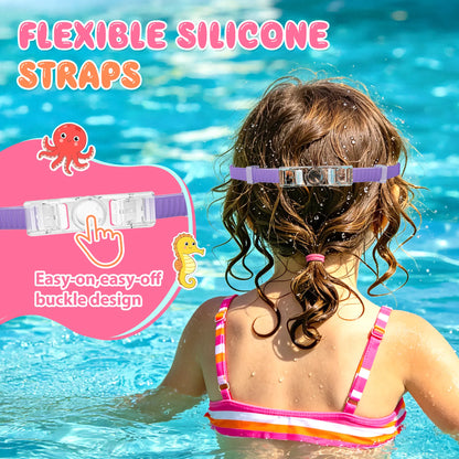 Season Hot Seller! Summer Must-Have 2-Pack Kids Swim Goggles