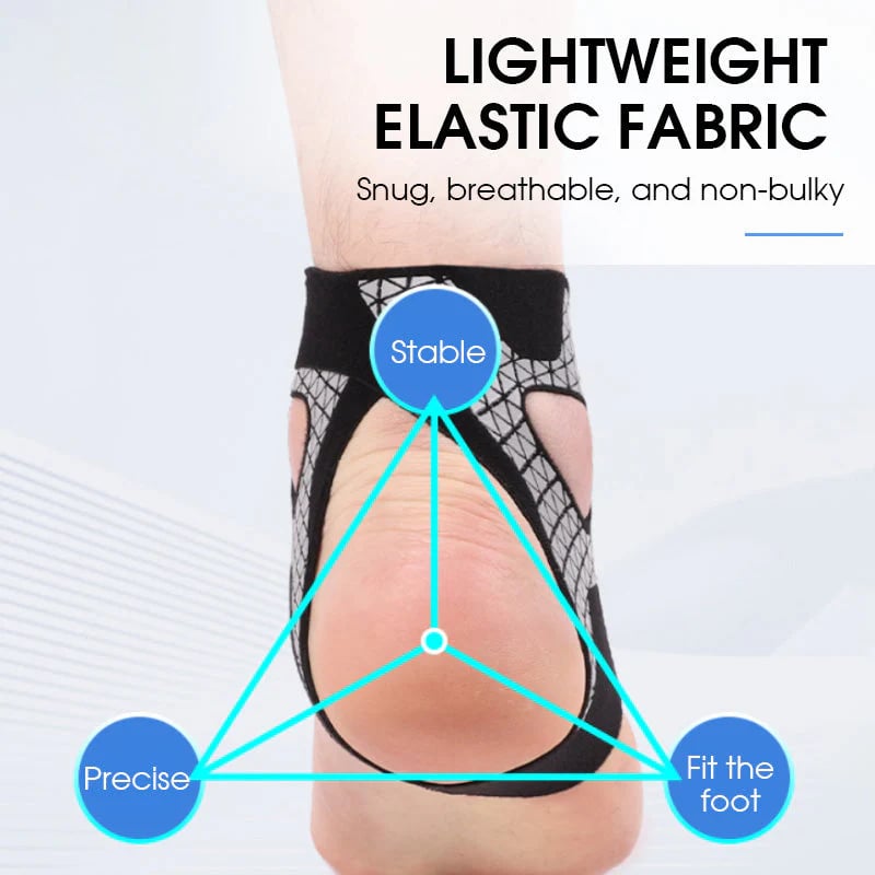 BUY 1 FREE 1 Adjustable Elastic Ankle Brace Comfortable Support for Sports, Walking & Daily Use