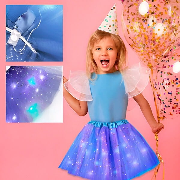 Princess Glow LED Skirt | Soft, Safe & Stretchy for All-Day Play– Last Chance at This Price!