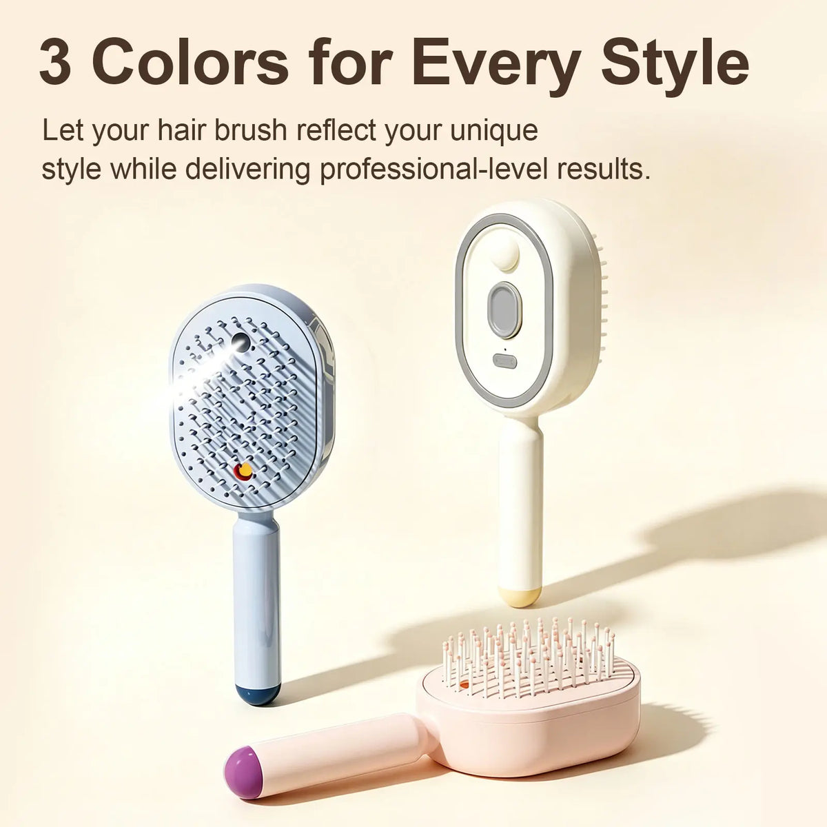 Electric Spray Air Cushion Massage Comb, Anti-Tangle Electric Hair Brush