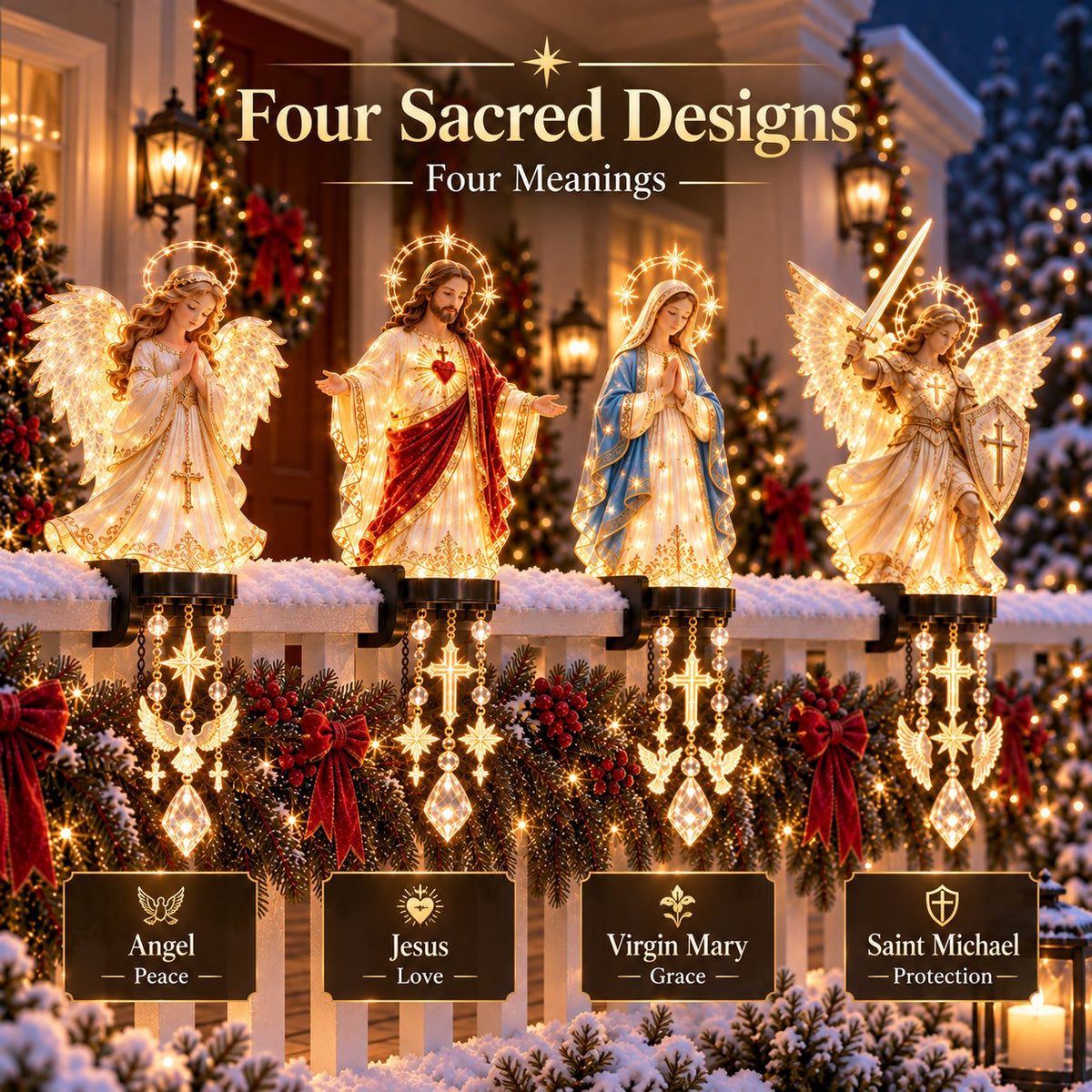 LAST DAY 49% OFF Sacred Christmas Railing Lights