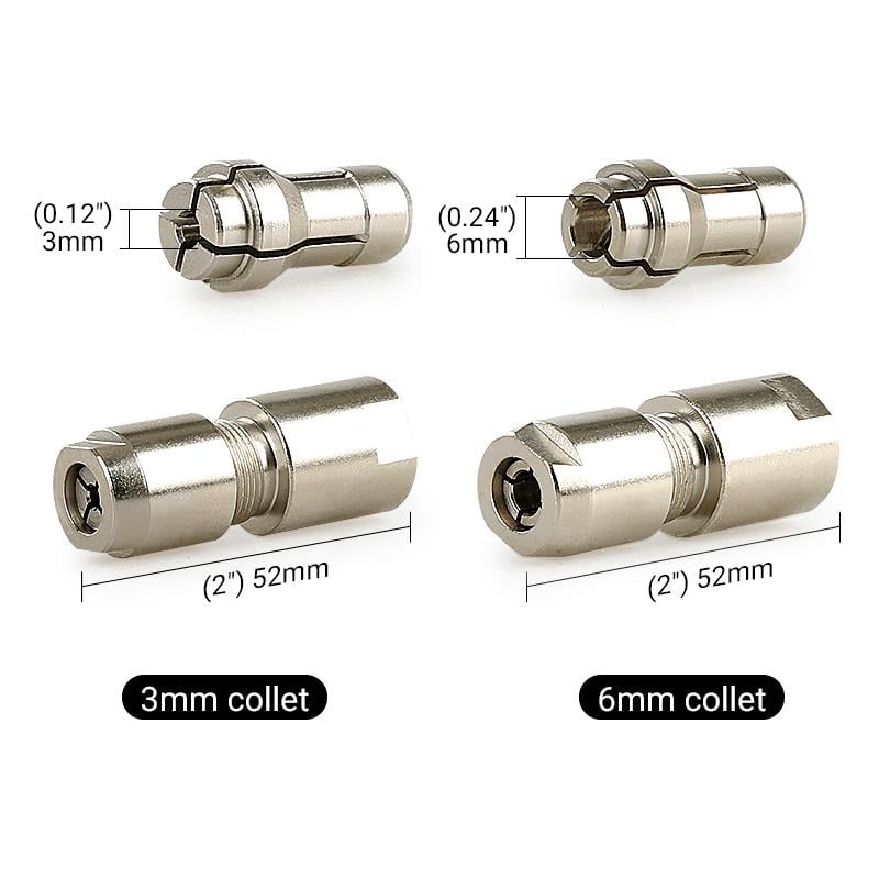 Hot Sale 50% OFF | Angle Grinder Conversion Kit | 3mm & 6mm Dual Collet for Precision Grinding