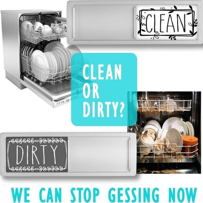 Limited-Time 50% OFF | Dishwasher Clean Dirty Magnet | Never Guess If Dishes Are Clean Again