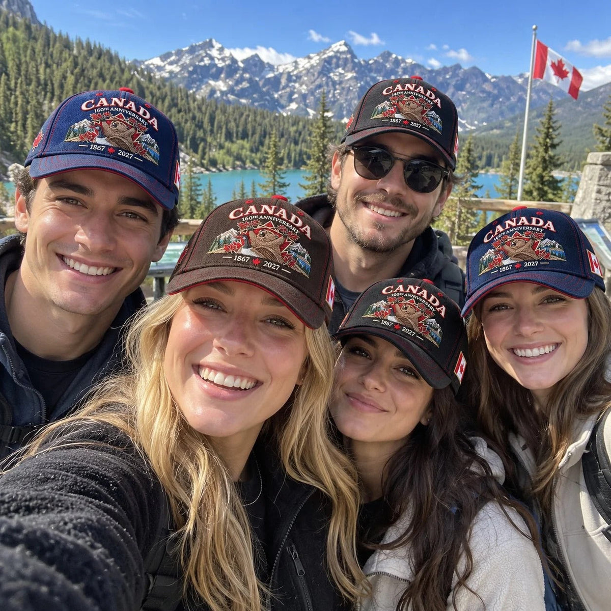 LAST DAY 50% OFF – Canada 160th Anniversary Heritage Cap | 1867–2027 Embroidered Edition