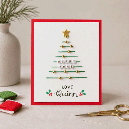 Stitch a Little Christmas Magic - Merry & Bright Christmas DIY Kit (6 pcs)