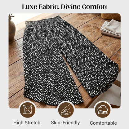 Women's Flowy High Waist Wide-Leg Pants – Slimming, Comfy & Chic