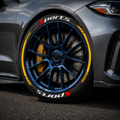 3D Waterproof Tire Decal Stickers