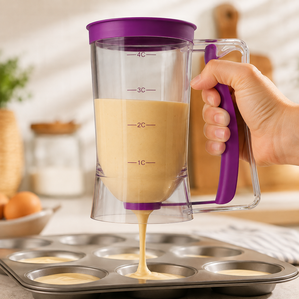 Easy-Pour Pancake & Cupcake Batter Dispenser