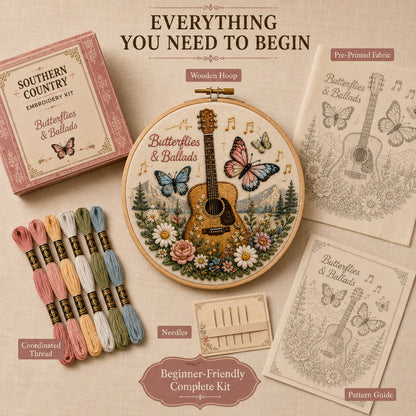 Beginner-Friendly Dolly Southern Country Needlework DIY Kit