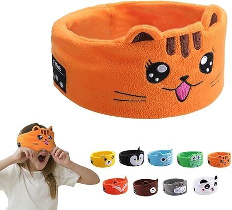 Kids Wireless Headphones, Over Ear Headphones for Children & Toddlers, with Thin Speakers & Super Soft Fleece Headband