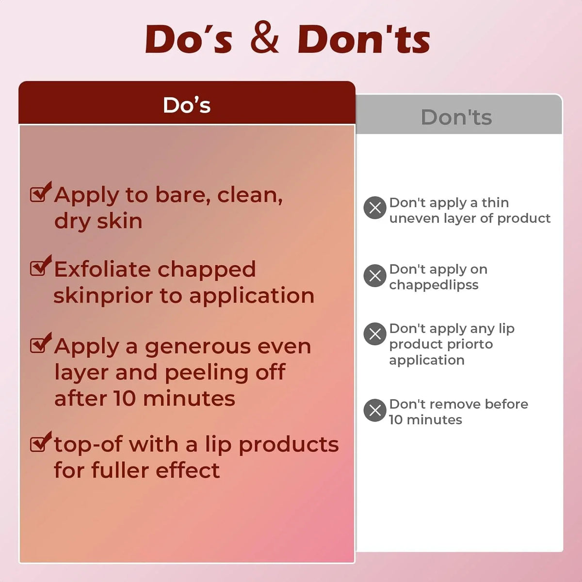 Peel Off Lip Liner