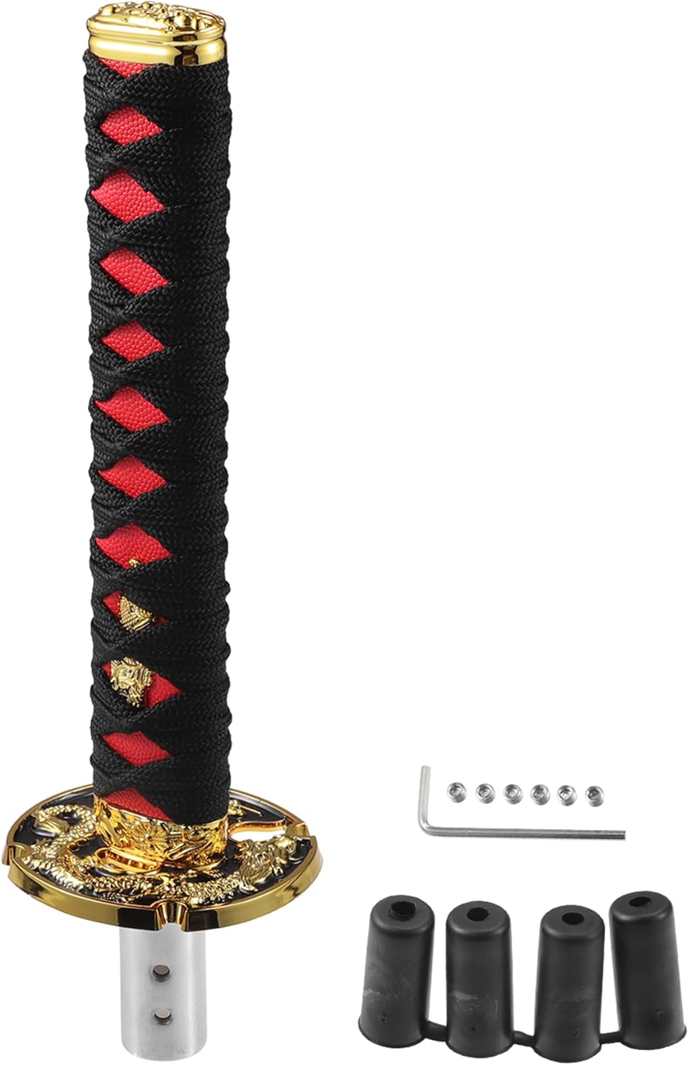 Long Iron Gear Shift Knob with 4 Adapters