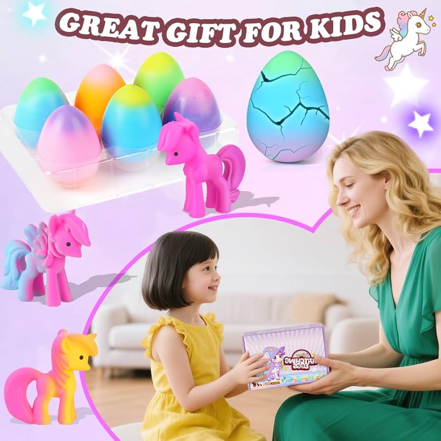 LIMITEDTIME ONLY! 50% OFF → Magical Water-Hatching & Growing Unicorn Surprise Eggs