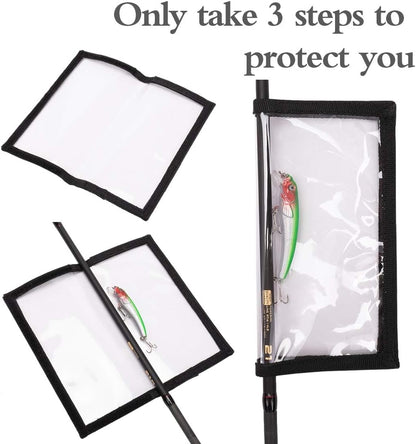 Durable Clear PVC Lure Covers 10 Packs 5L+5M