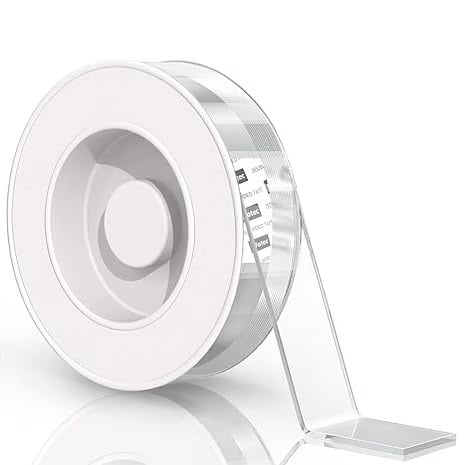 Extra Large Double Sided Tape , Clear & Tough Nano Tape, Multipurpose Mounting Tape