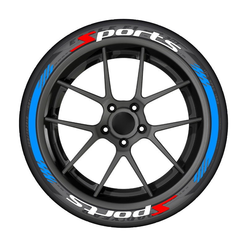 3D Waterproof Tire Decal Stickers