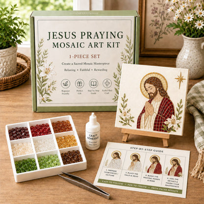 LAST DAY 49% OFF - Nativity Sea Glass Art Kit – Beginner-Friendly