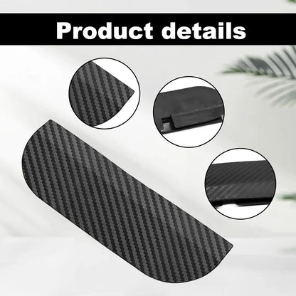2PCS Car Side Mirror Rain Guards - Carbon Look ABS Visor Covers