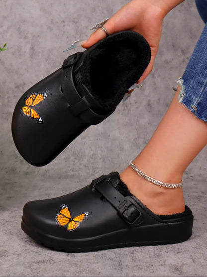 Women's Butterfly Print EVA Slippers