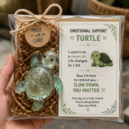 Buy 3, Get 1 Free Emotional Support Glass Animal Gift – A Little Reminder You Matter.