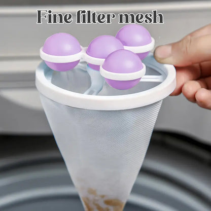 Flash Sale: 50% OFF – Pet Hair & Lint Catcher – Reusable Floating Filter Bag