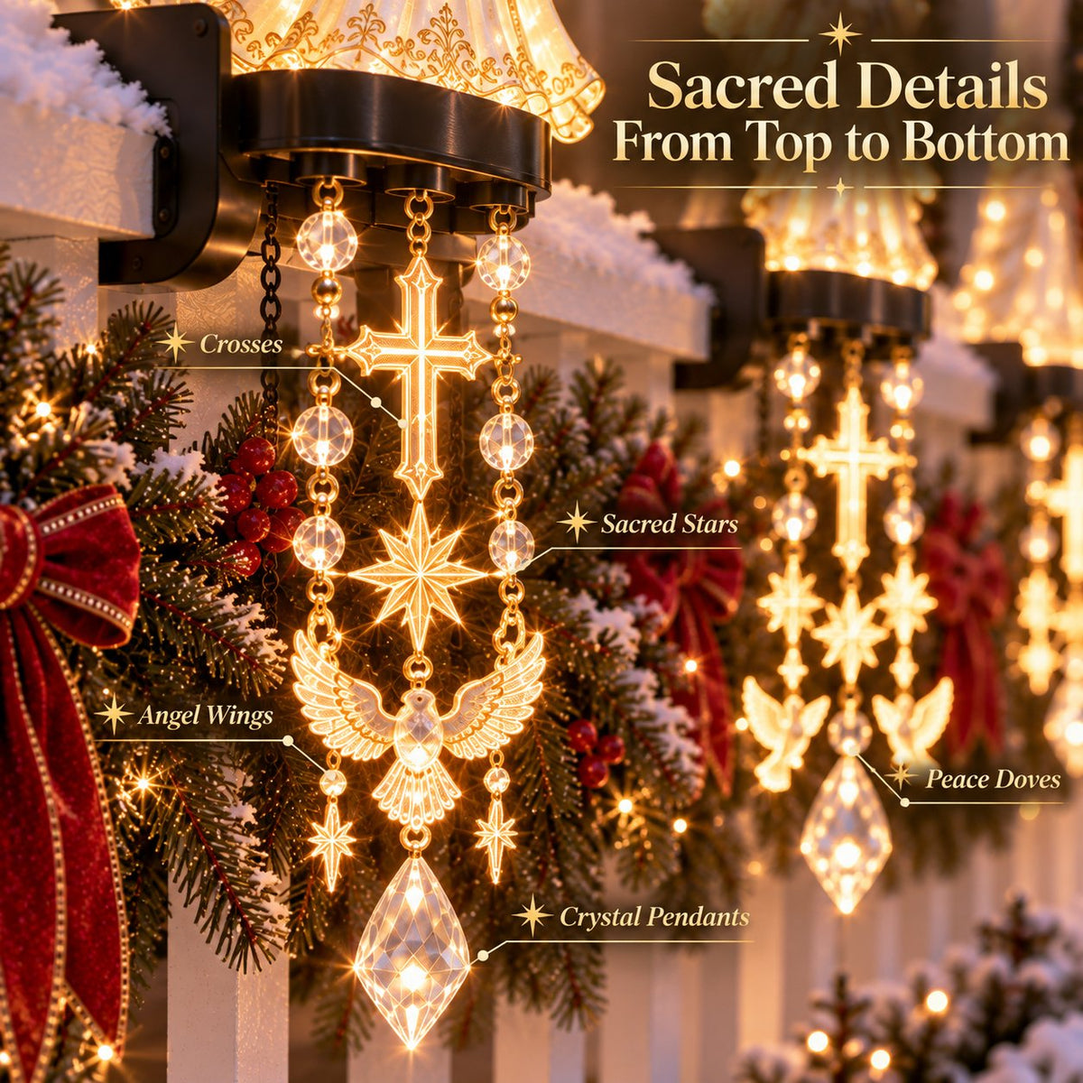 LAST DAY 49% OFF Sacred Christmas Railing Lights
