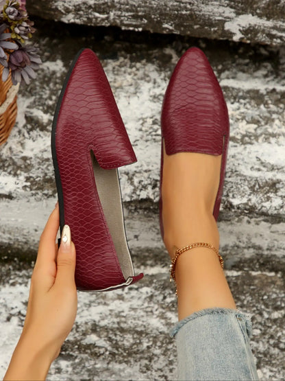 Women's Flats – Pointed Toe, Slip-On, Lightweight
