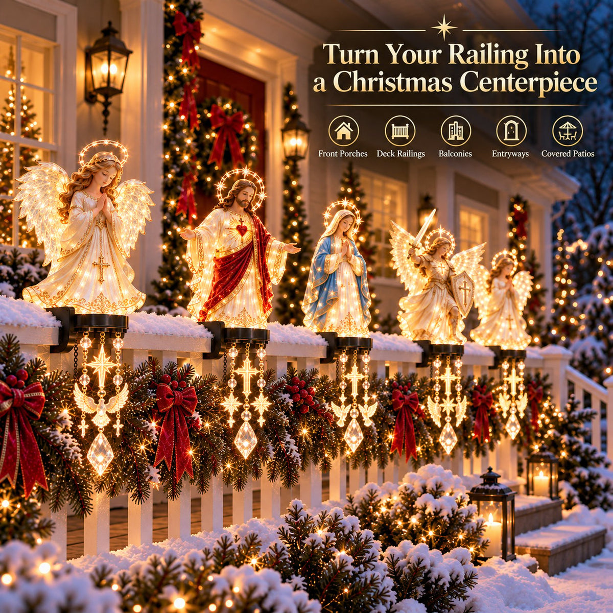 LAST DAY 49% OFF Sacred Christmas Railing Lights