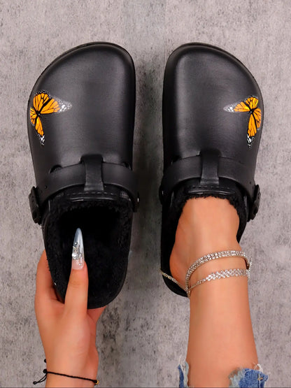 Women's Butterfly Print EVA Slippers